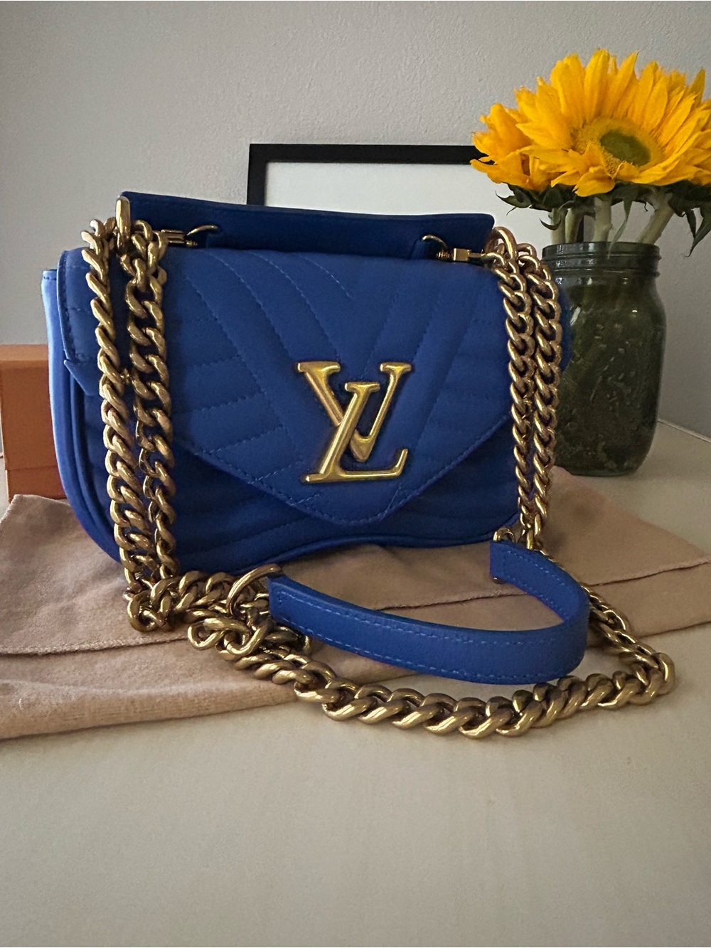 Like New Louis Vuitton New Wave Chain Bag (PM) - Picture 5 of 15